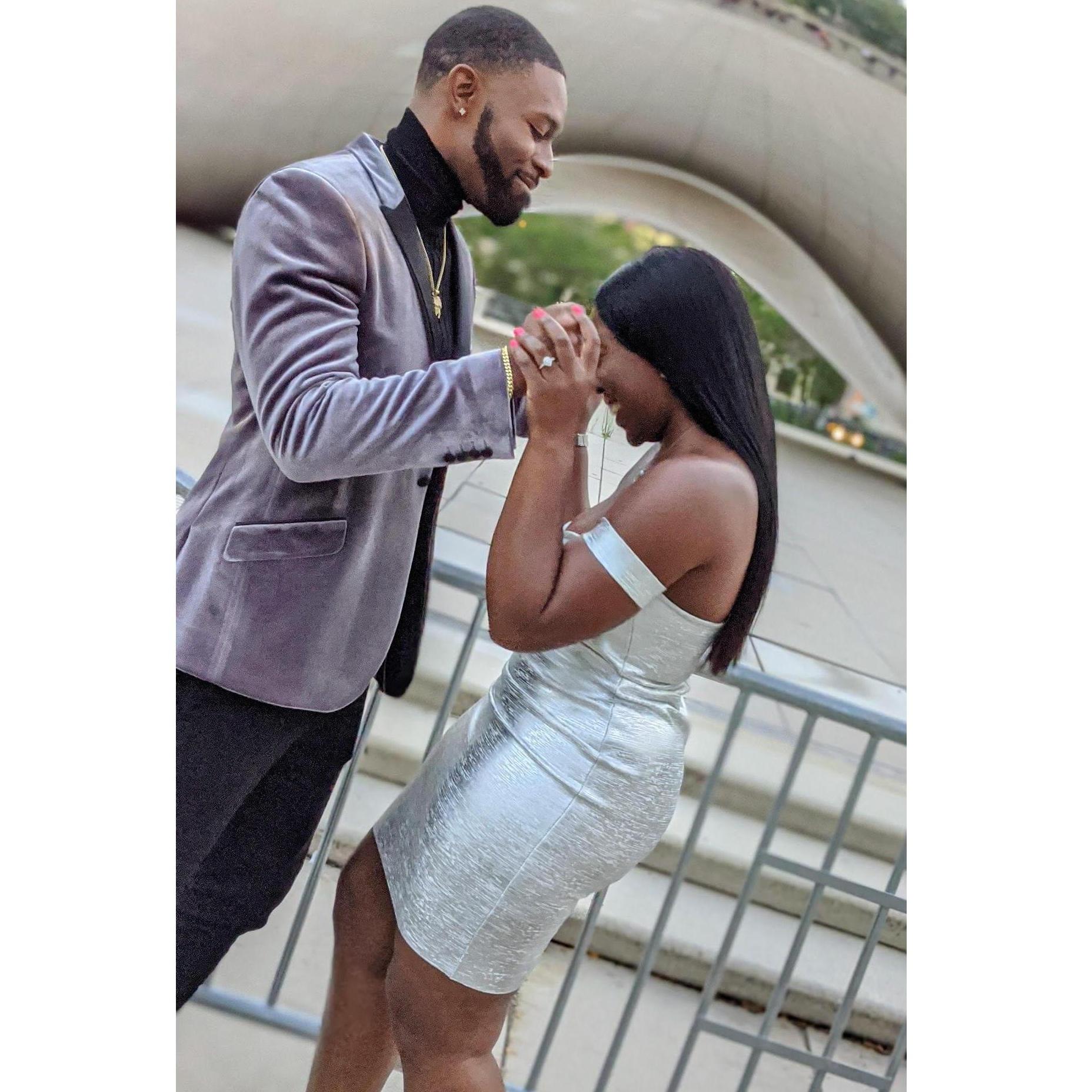 The day she said YES!