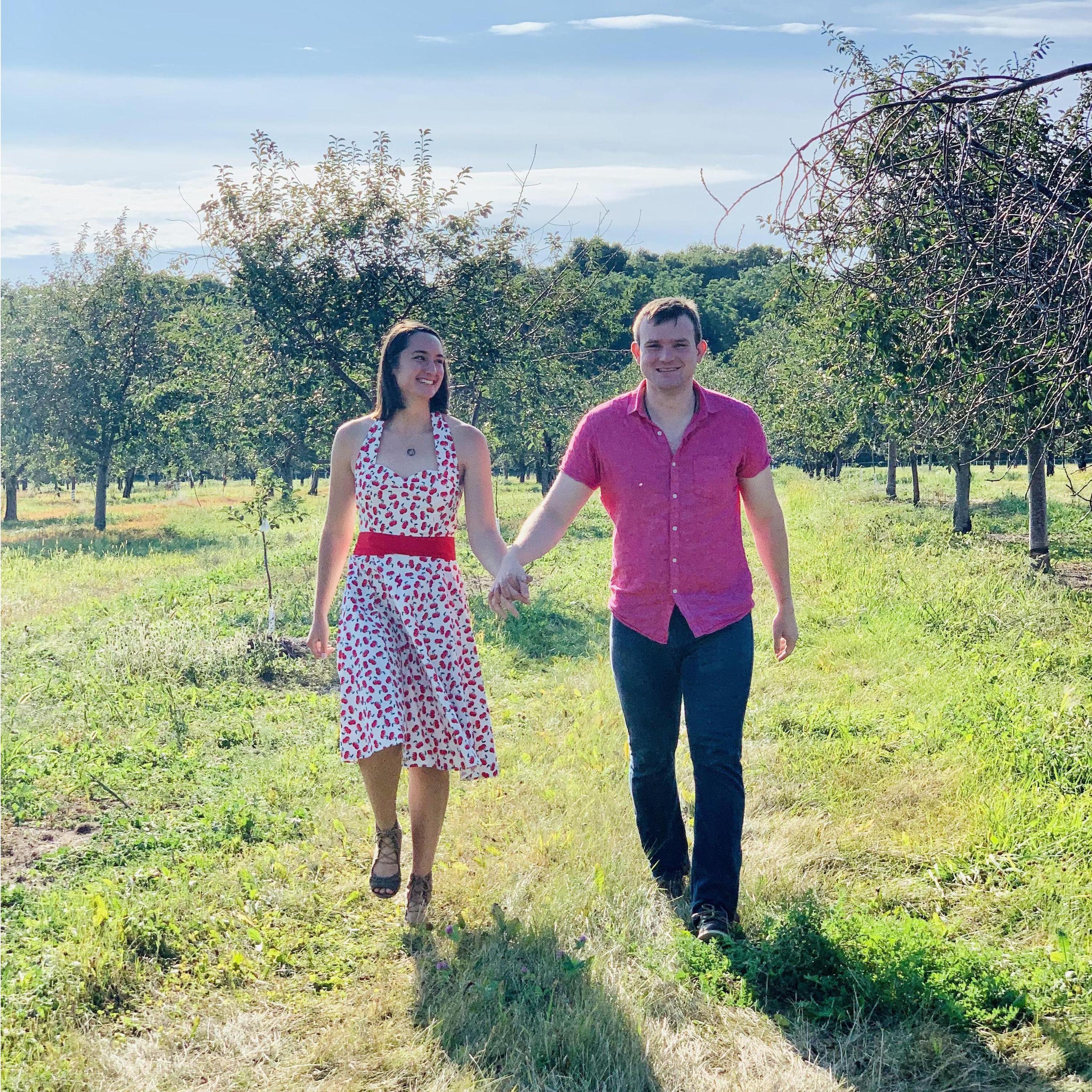 Strolling through the orchard, September 2019