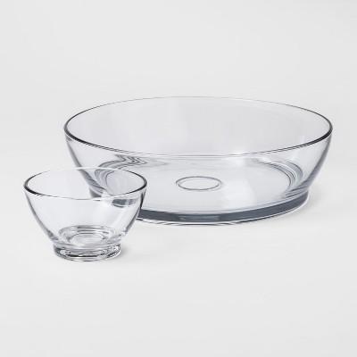 Classic Glass Chip and Dip Set - Threshold™