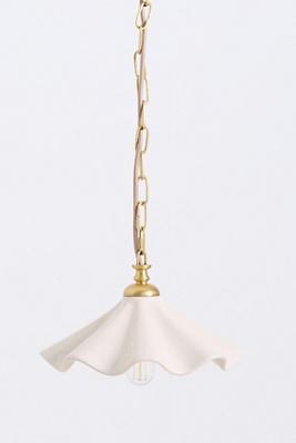 Bobbi Wavy Ceramic Pendant