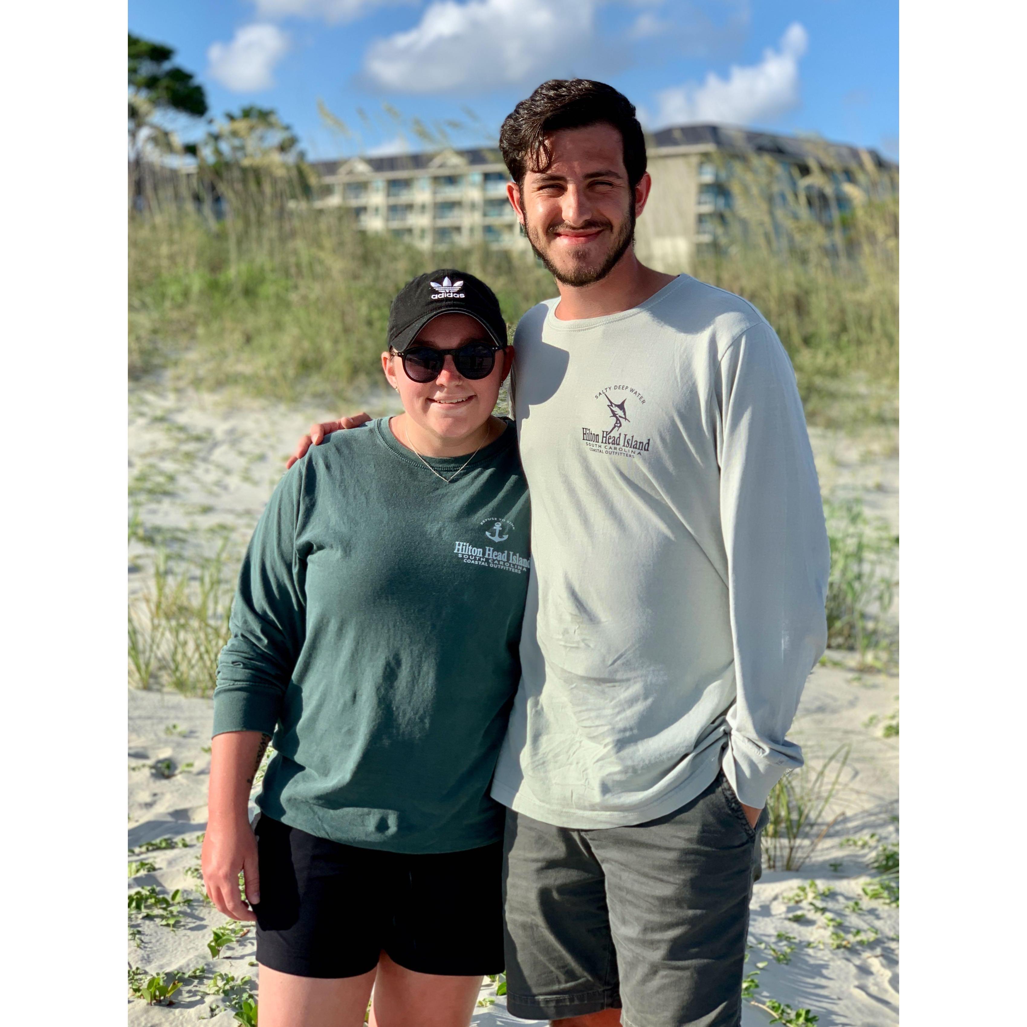 Jordan's first vacation with Mikey's family at Hilton Head Island 2019