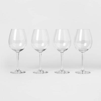 20.7oz 4pk Crystal Red Wine Glasses - Threshold™