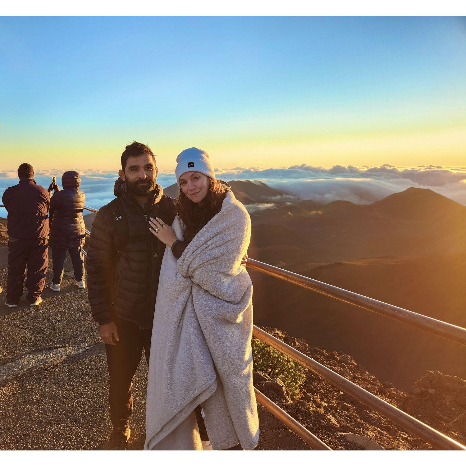 Gaby would get engaged in a blanket