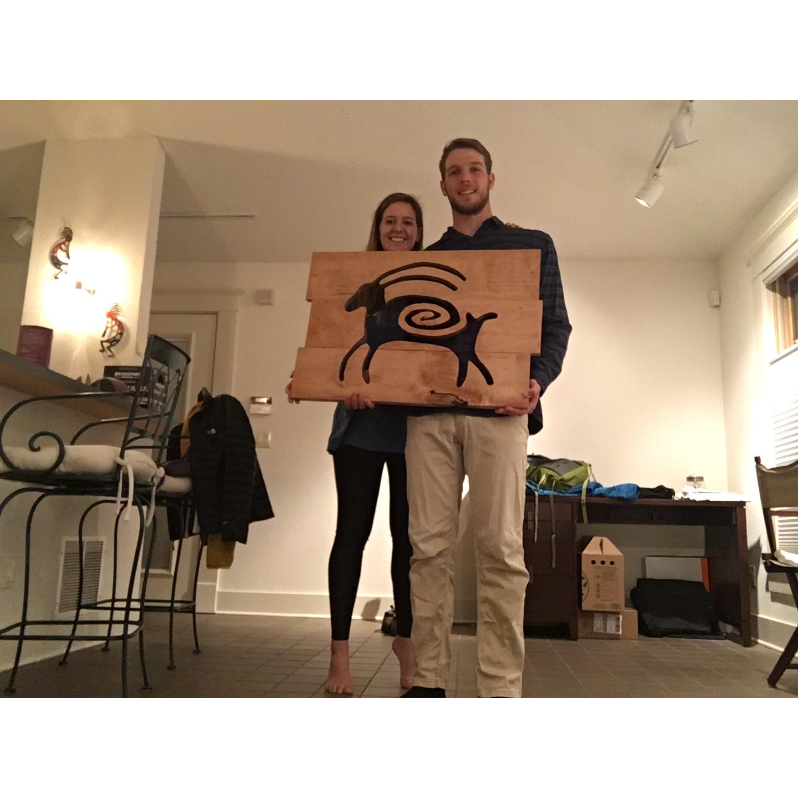 The "twist-a-lope" what is it?  I don't know, but it was made with love by Chase.