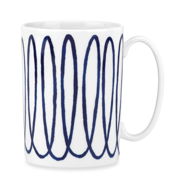 kate spade new york Charlotte Street™ West Mug in Indigo