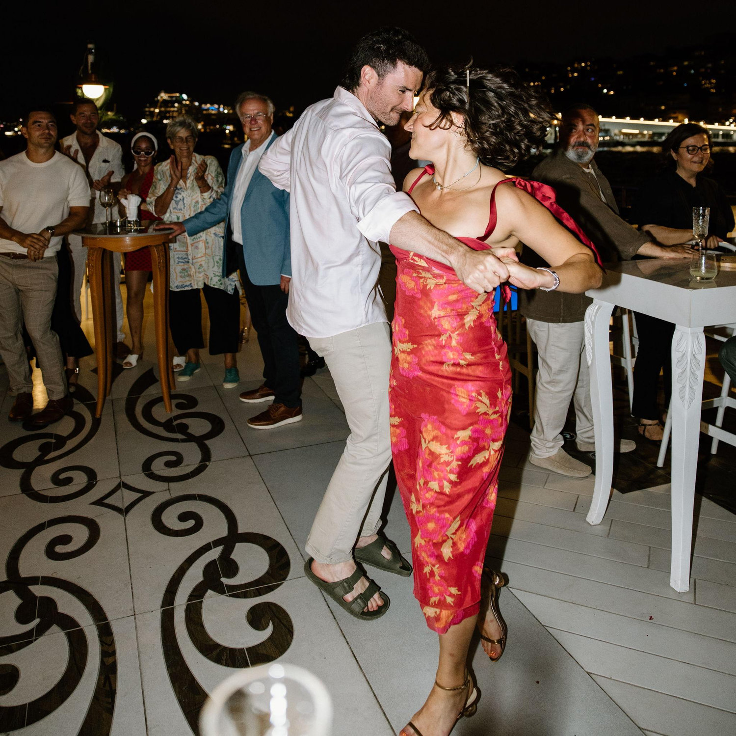 Always dancing. This time at Ceren and Basile's boat party in Istanbul!