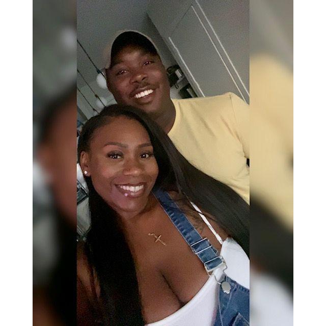our first picture together...trust me it was hard to get