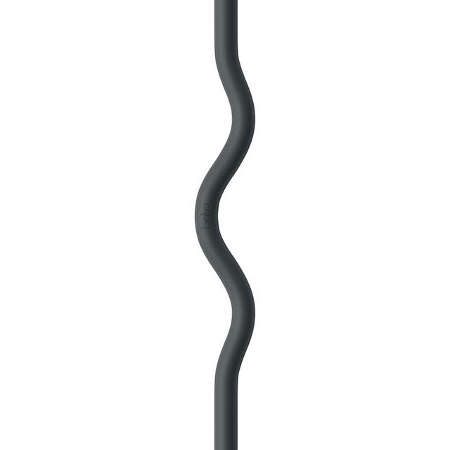 Bala EZ Curl Bar for Working Out, 15lb Beam (Charcoal) - Ergonomic Weight Bar for Press, Curl, Row, Squat, Lunge & Full Body Exercise - Curling Bar Strength Training Home Gym Accessory