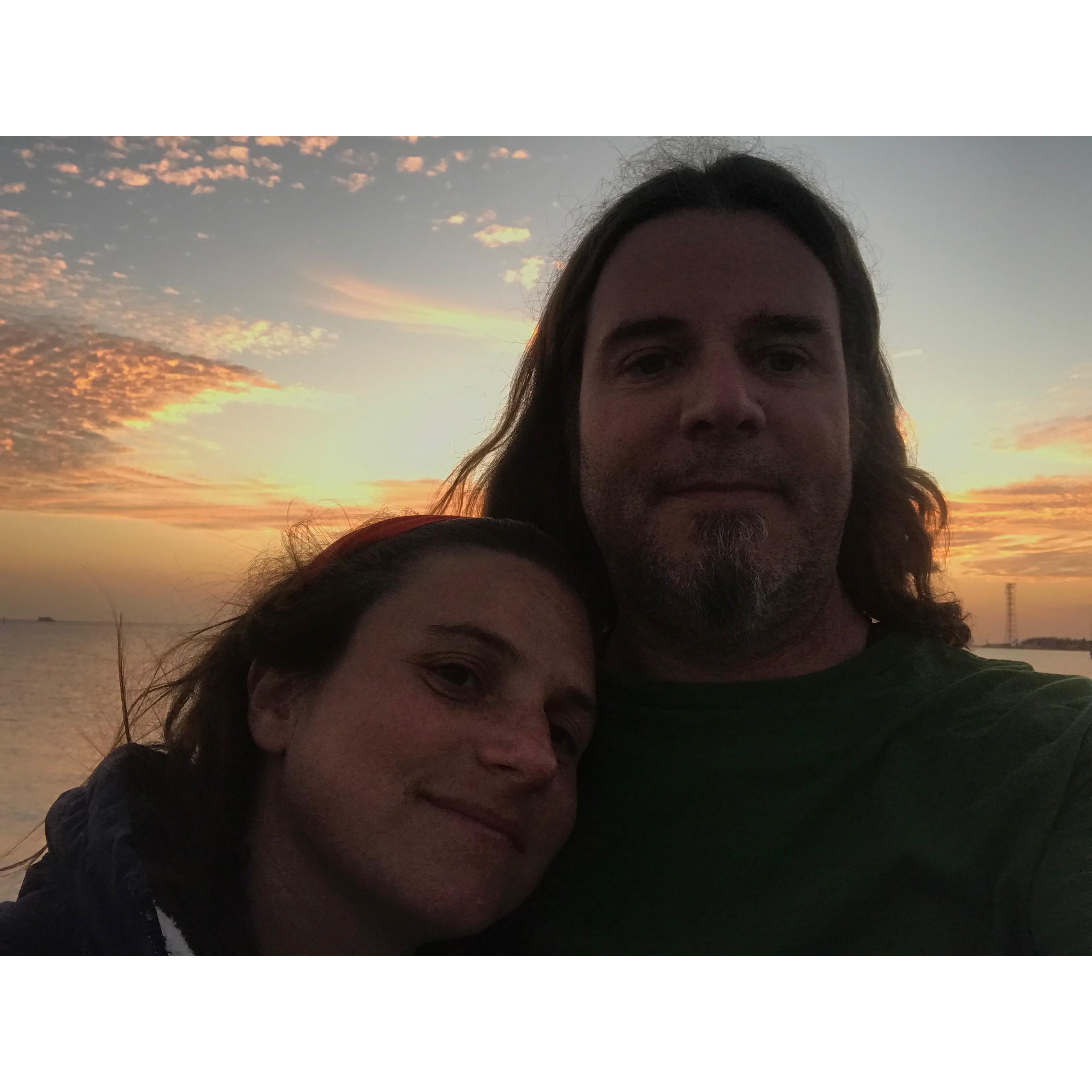 sunset in Key West