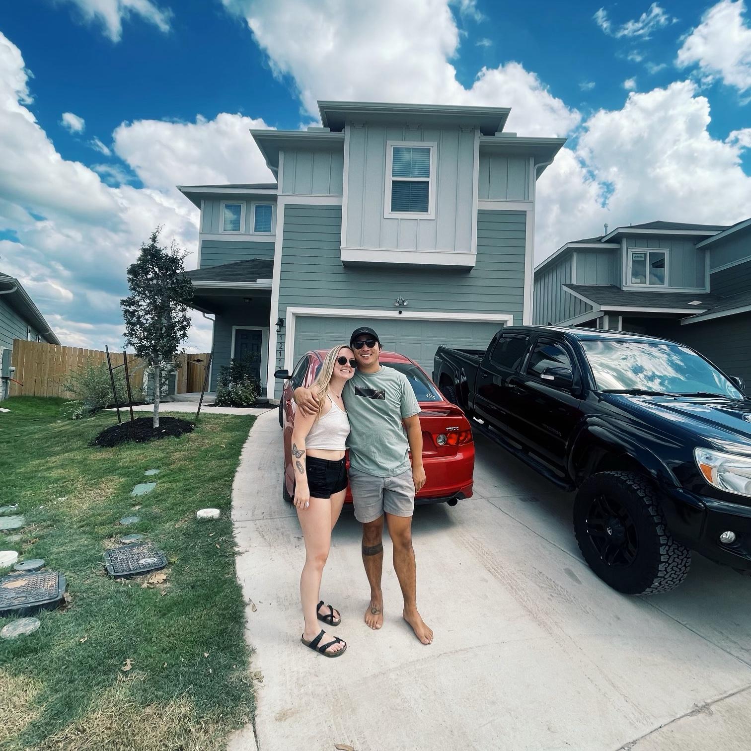 When we first got our house in Texas!