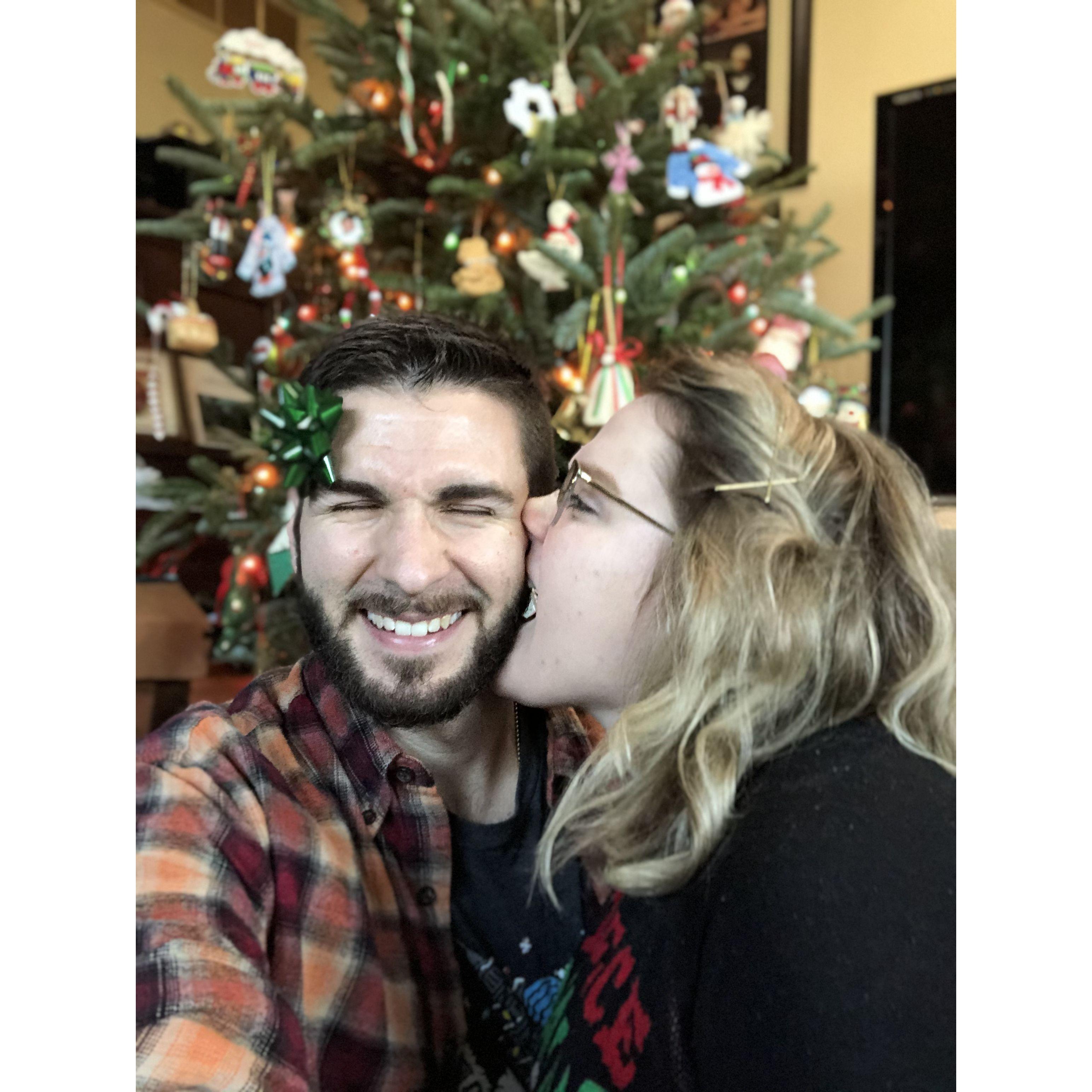 Christmas morning, 2019.