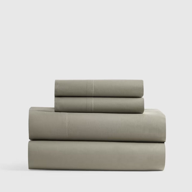 Organic Crisp Percale Sheet Set - King