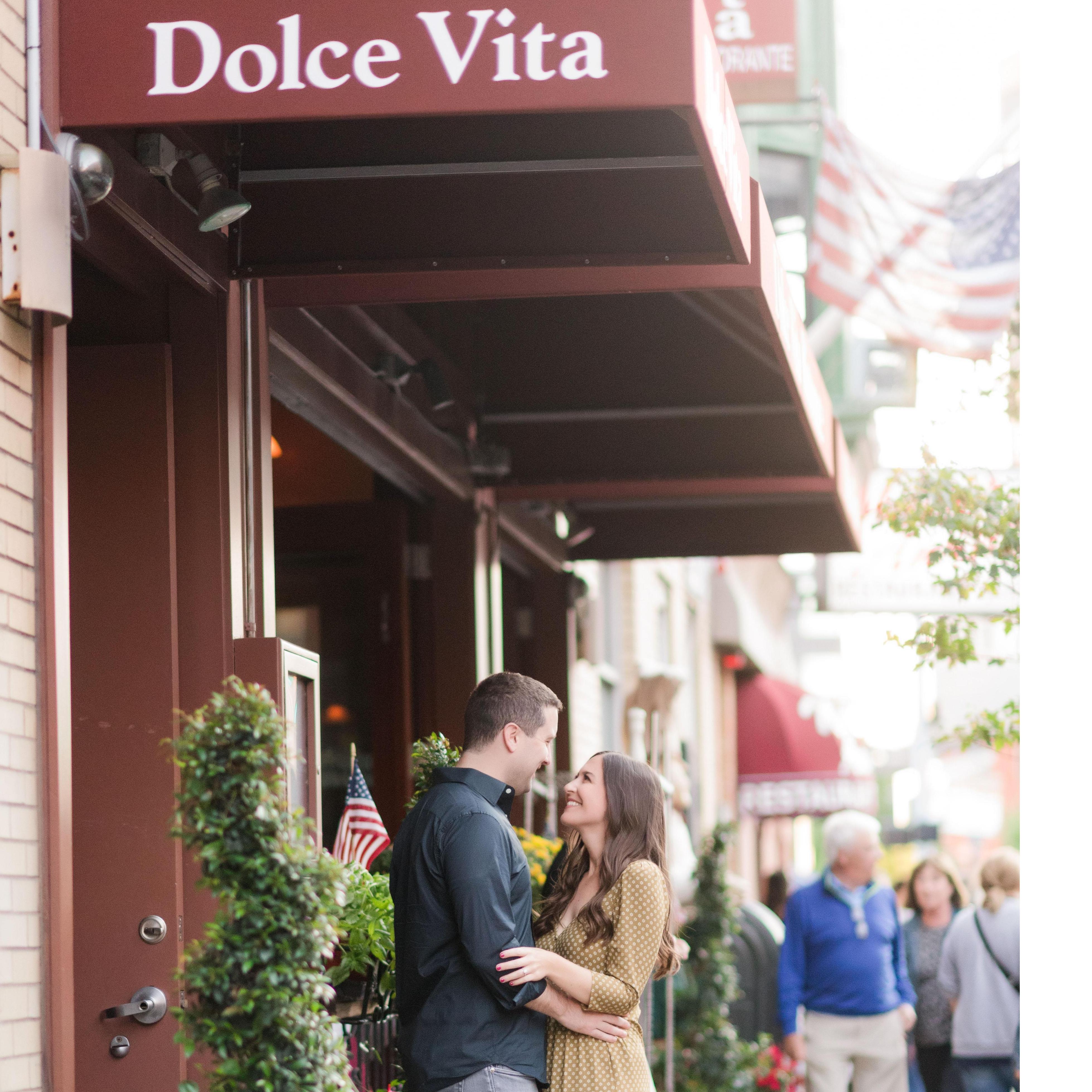 Where we had our first date!