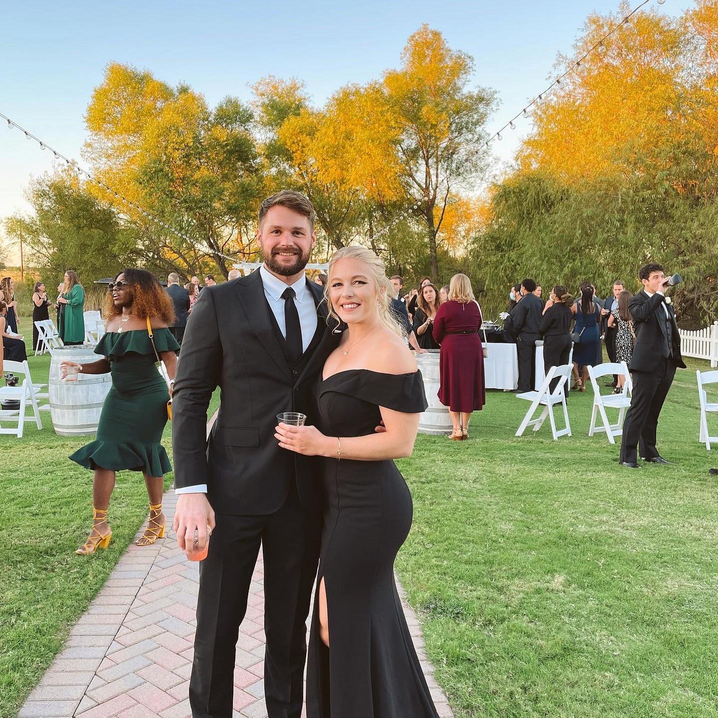 Cleaned up nice for Maddi and Dustin's wedding