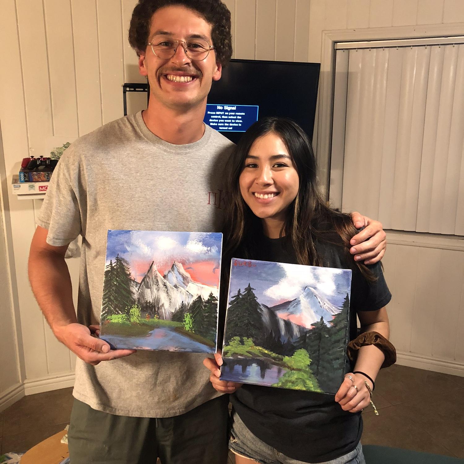 Max Ross paint night