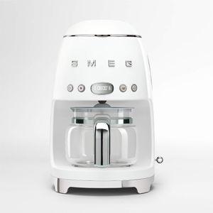 SMEG White Drip Coffee Maker + Reviews | Crate & Barrel