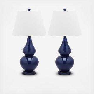 Cybil Double Gourd Lamp, Set of 2