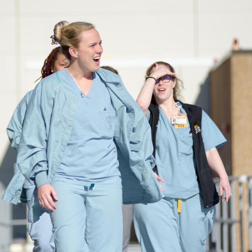 Seeing Landon on the helipad...