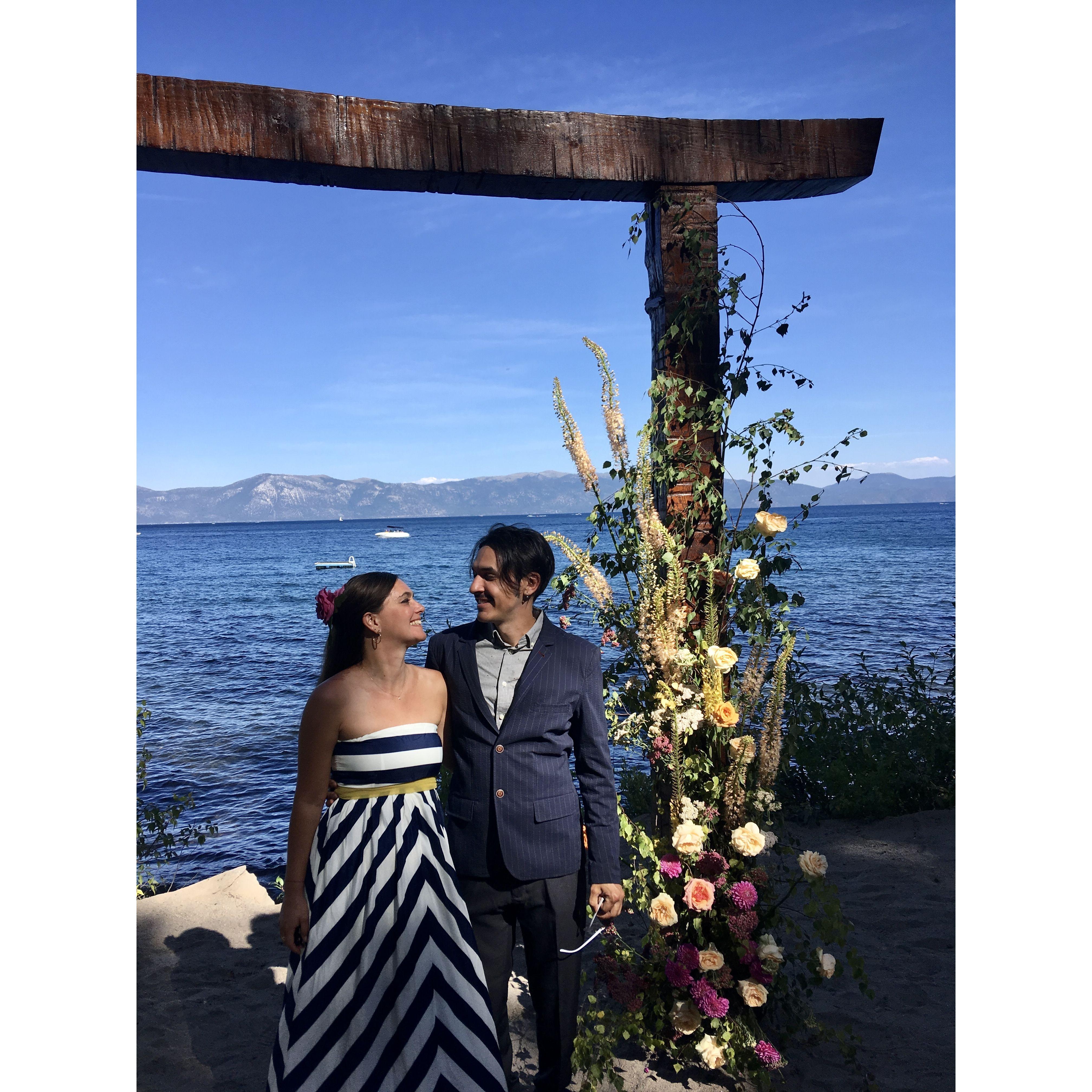 looking fancy at other people's weddings