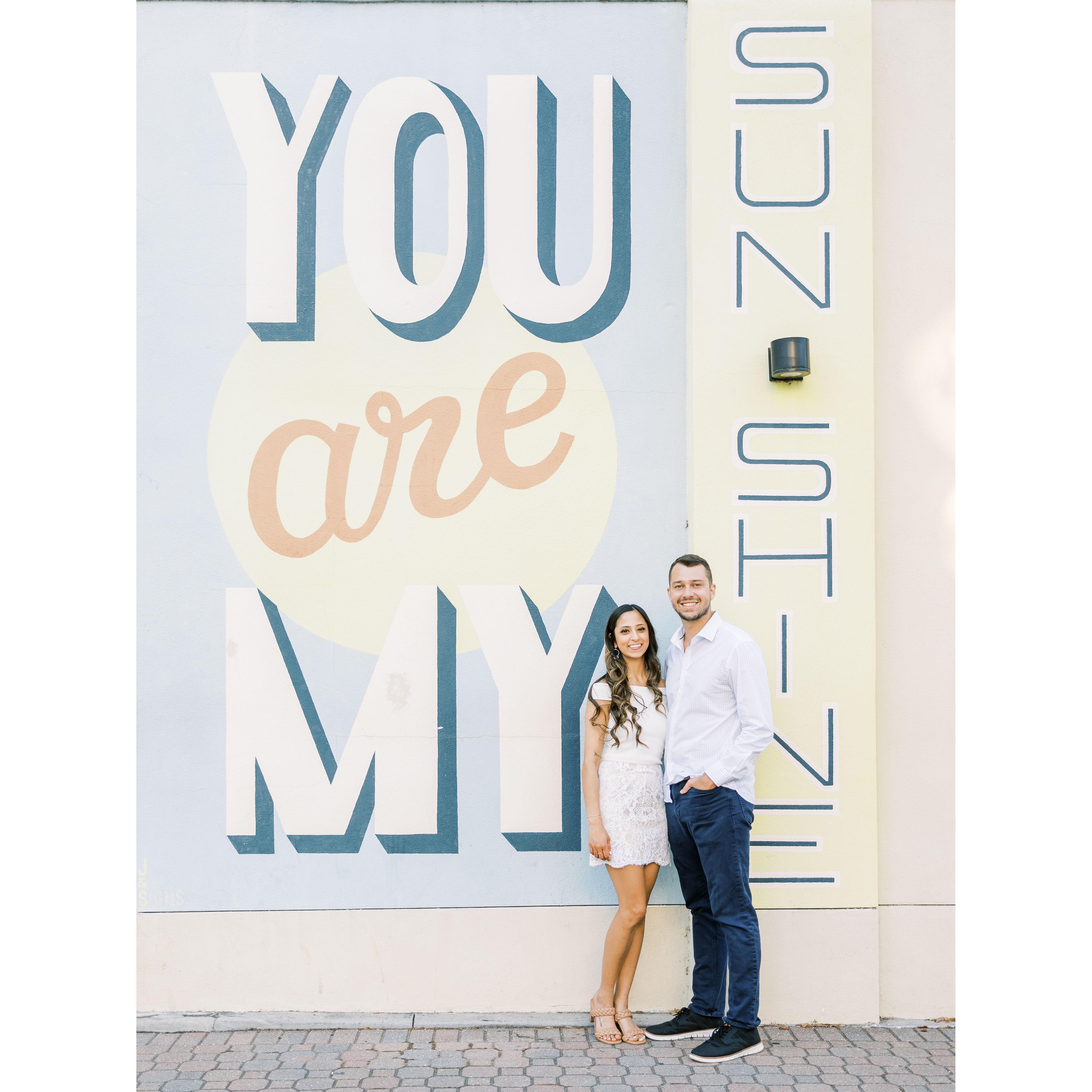 Lina's favourite mural in downtown St. Pete