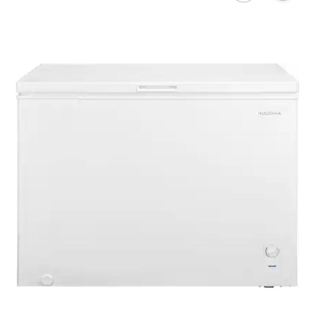 Insignia™ - 10.4 Cu. Ft. Garage-Ready Chest Freezer - White