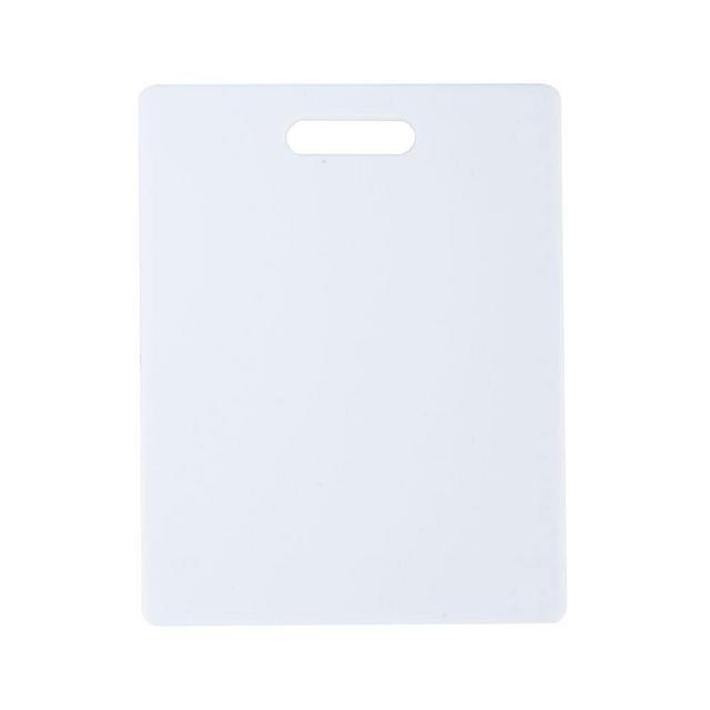 Farberware Plastic Cutting Board, 8x10 Inch, White