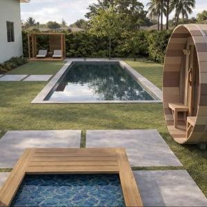Working on our new backyard