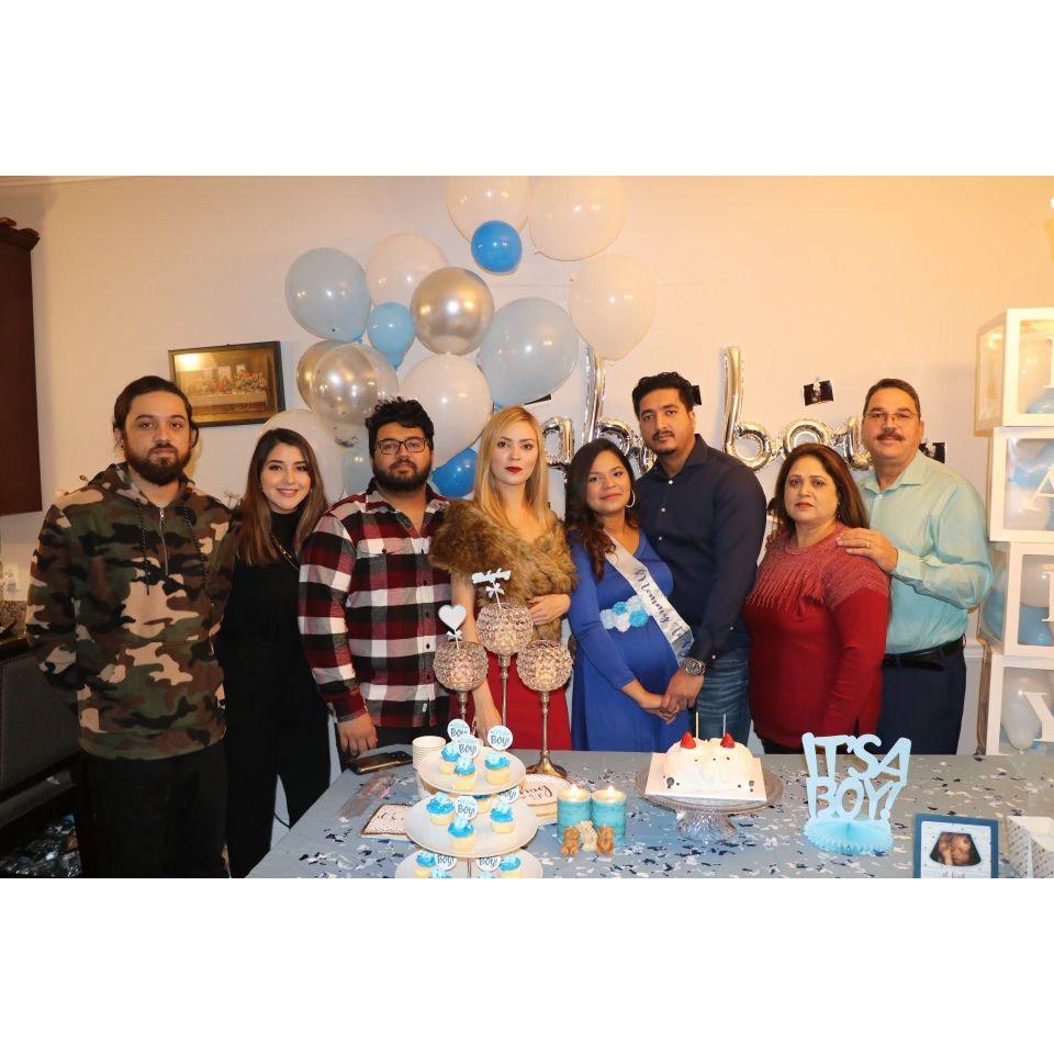Zara's baby shower.