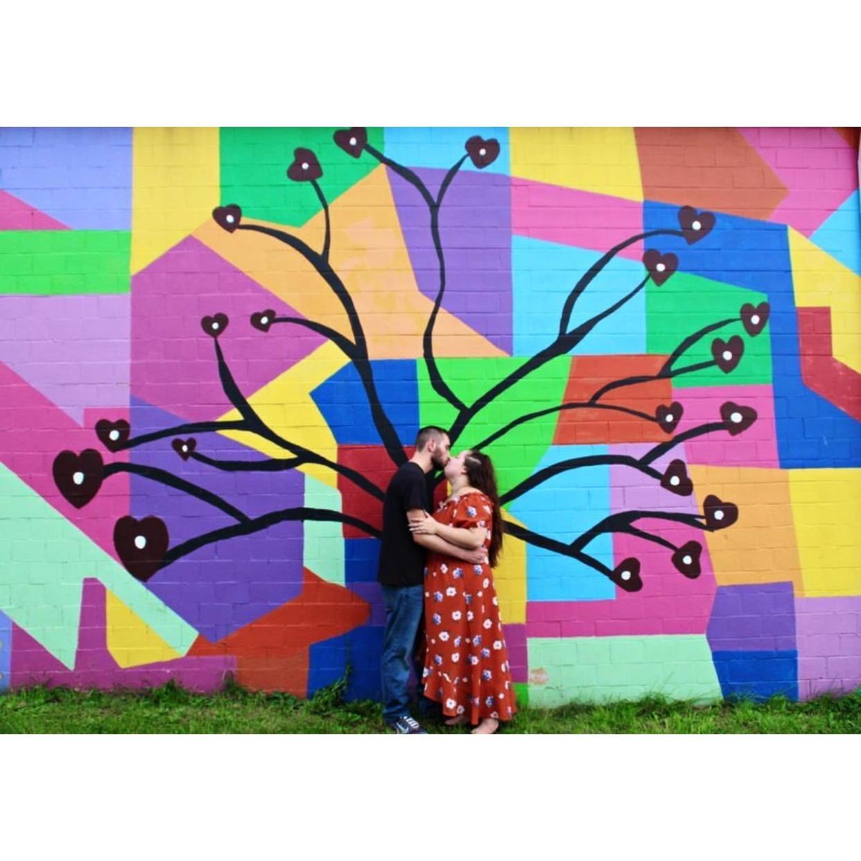 This last picture is my favorite because we took are picture here the first year we were together, it’s above this one and then 5 years later we did one of our engagement pictures in the same spot!!