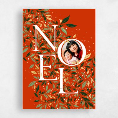 Red Standard Holiday Card - Ralphie Portrait Foil