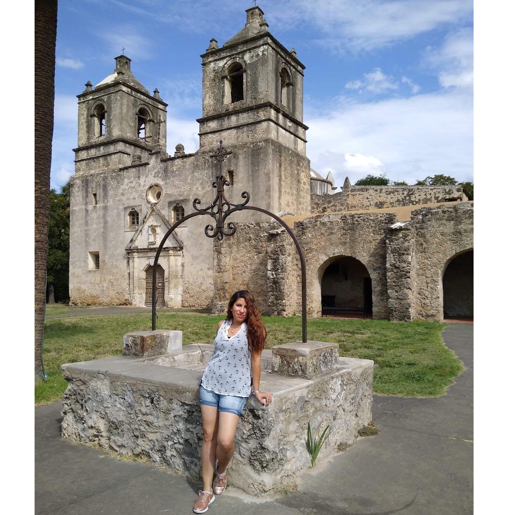 I loved to visit all the beautiful missions in San Antonio when I visited in October 2019 but I especially loved this one.