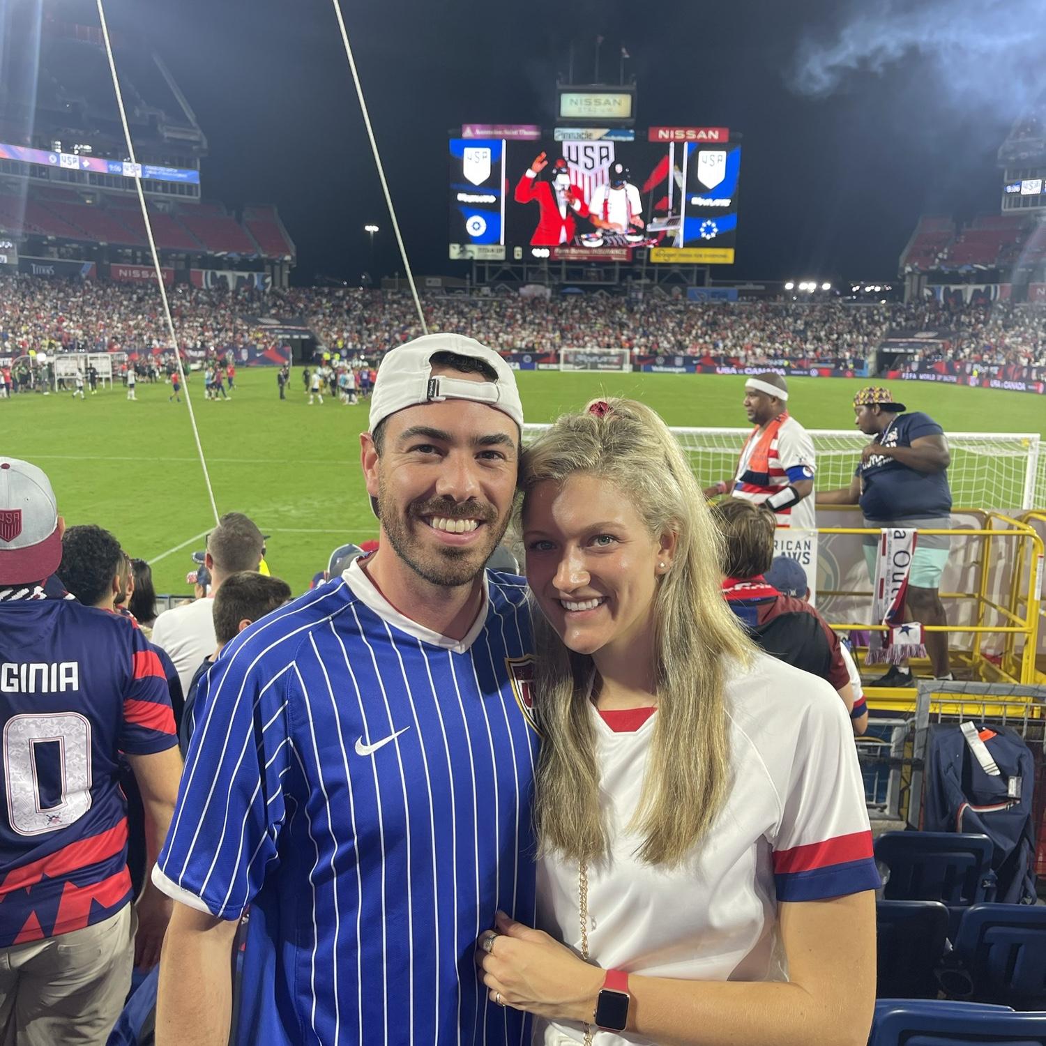 Quick trip to Nashville for  a USA soccer game
