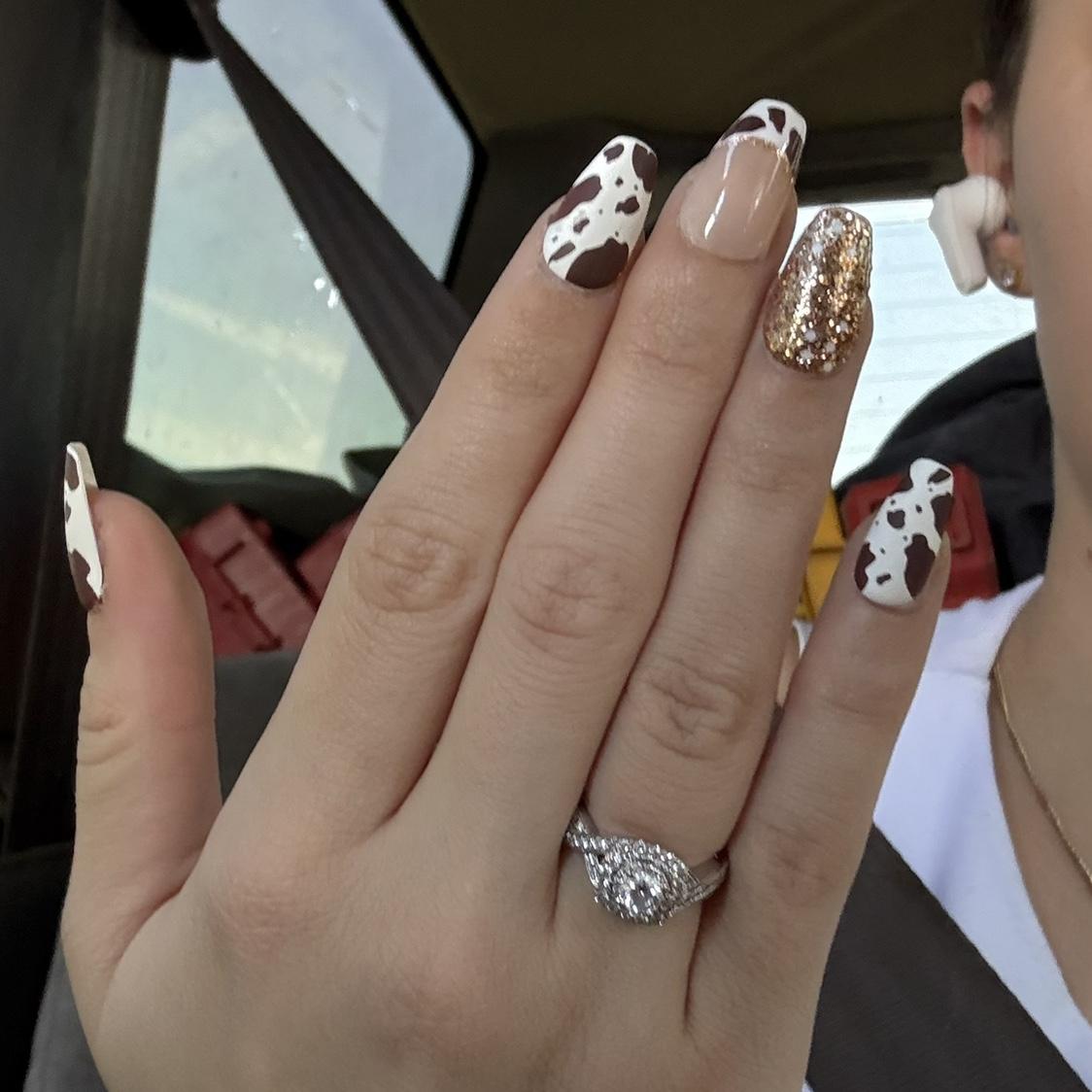 I did my own nails and wanted to show my ring!