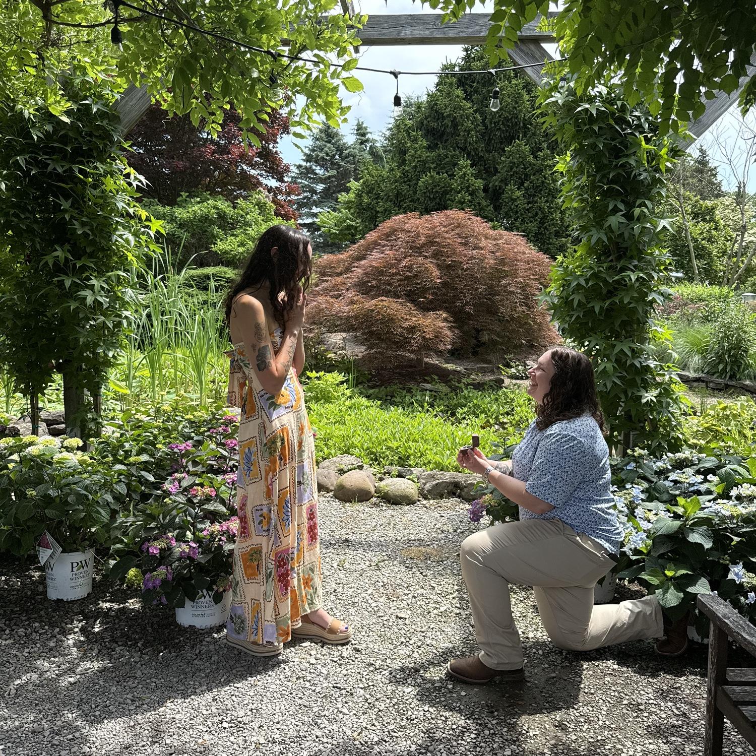 June 21, 2025: Engaged!! Woo!