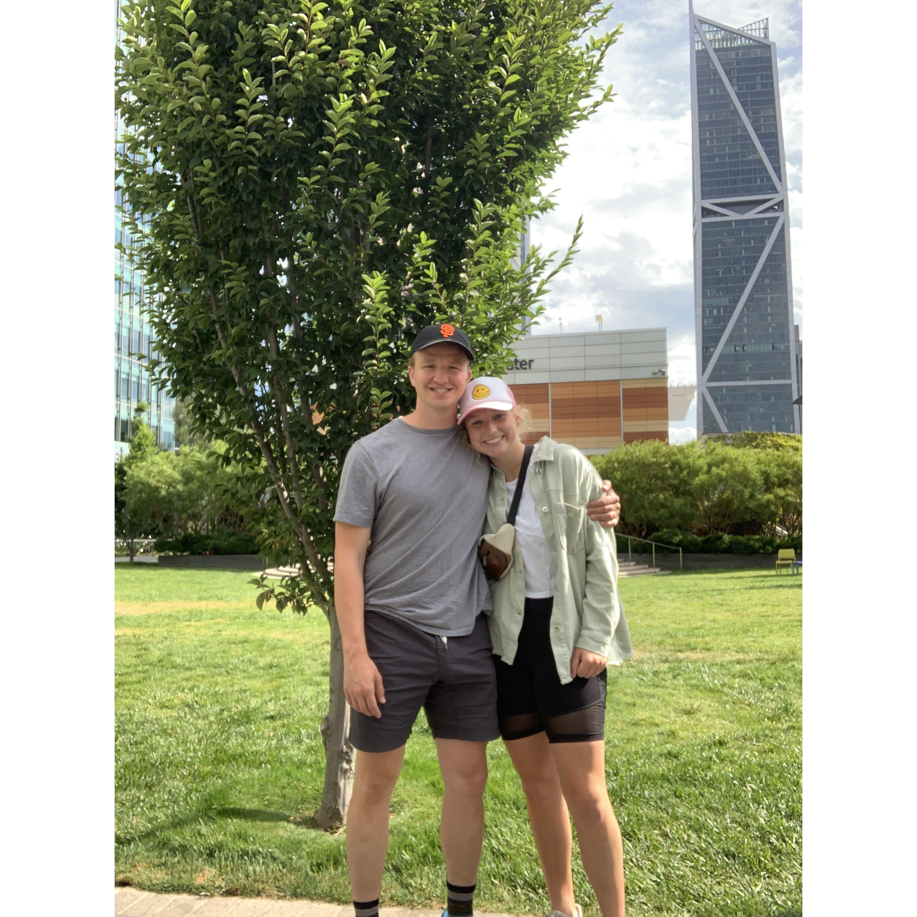 The SF trip where Skyler asked Courtney to officially be his girlfriend