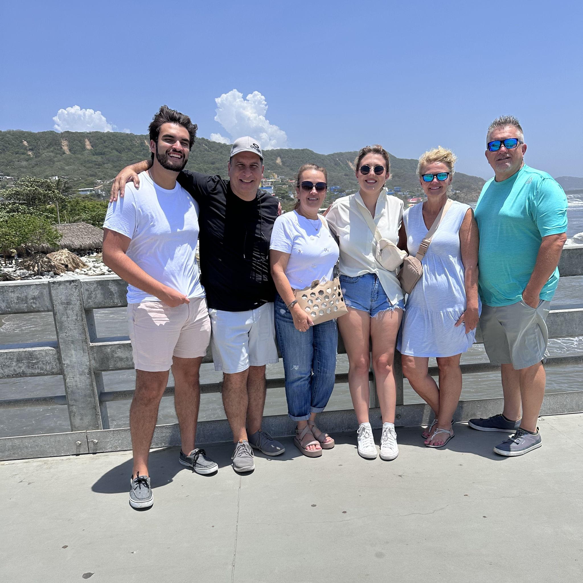 This was Hayley's first time in Colombia, meeting Anthony's parents.