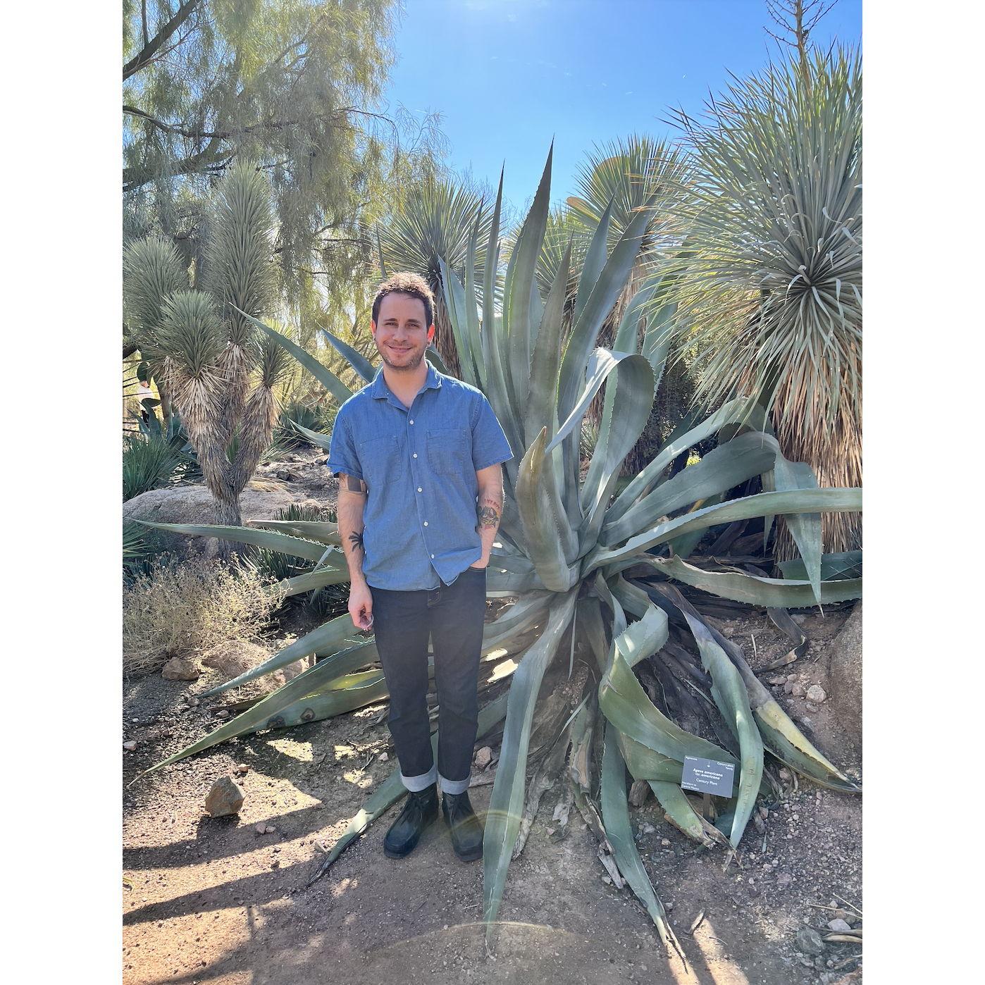 Jimmy's Happy Place (by a Southwestern plant) // Jan '22