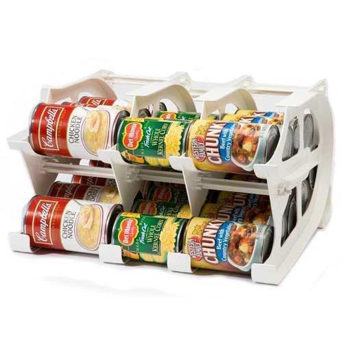 FIFO Mini Can Tracker Stores up to 30 Cans | Rotates First in First Out | Designed for Cupboard, Pantry and Cabinet Organization | Organize Your Kitchen | 4" Cans or Taller | Made in USA