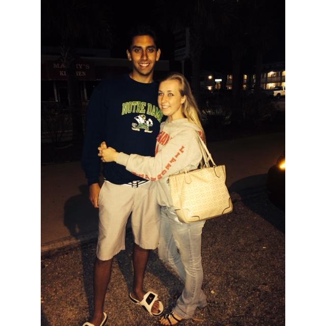 April 2014: 4 days after we first met, Anthony asked Cece to prom in Myrtle Beach