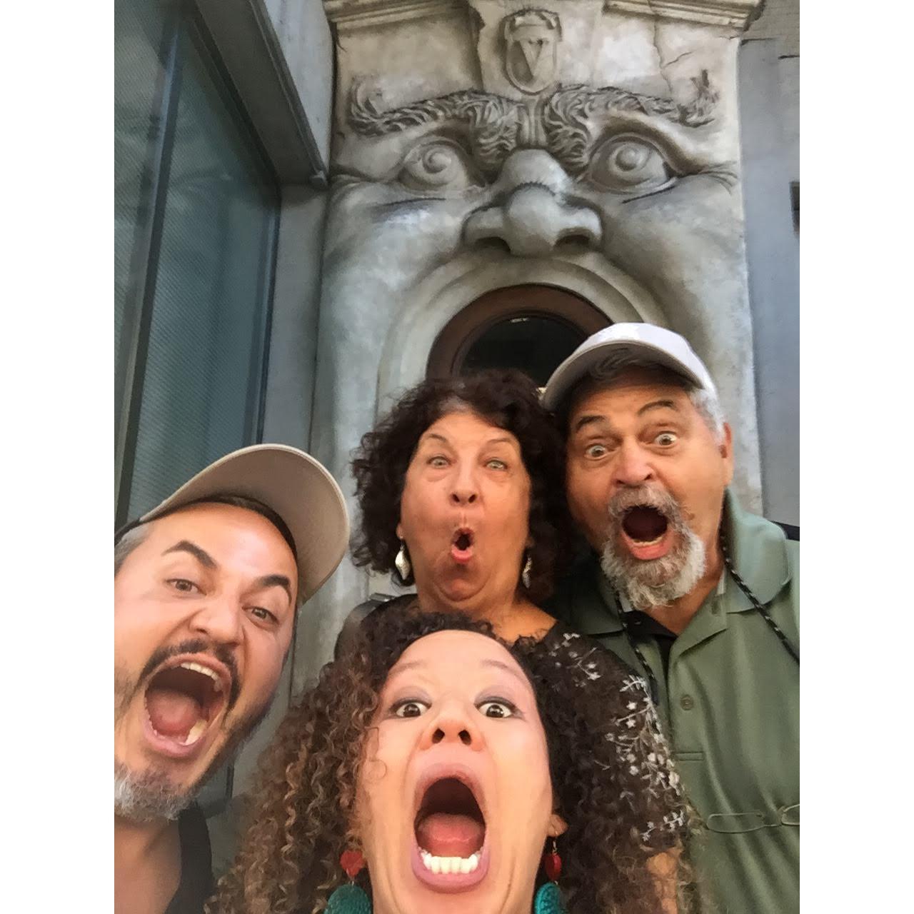 Mike, Mer, Rose, and Ray goofiness