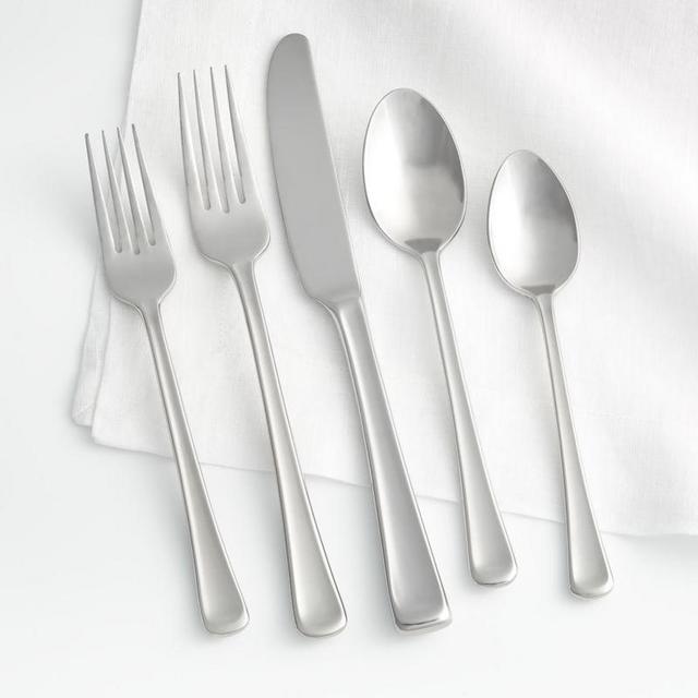 Crate & Barrel - Scoop 5-Piece Flatware Place Setting