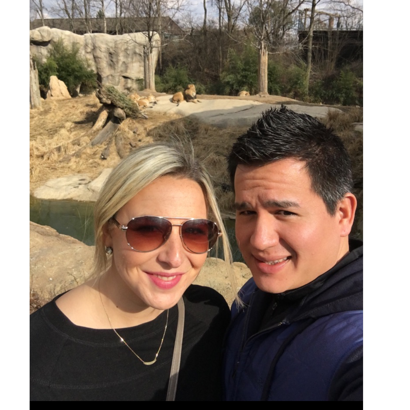 Our first weekend together. How'd we luck out and get to go to the Cincinnati Zoo in February!?