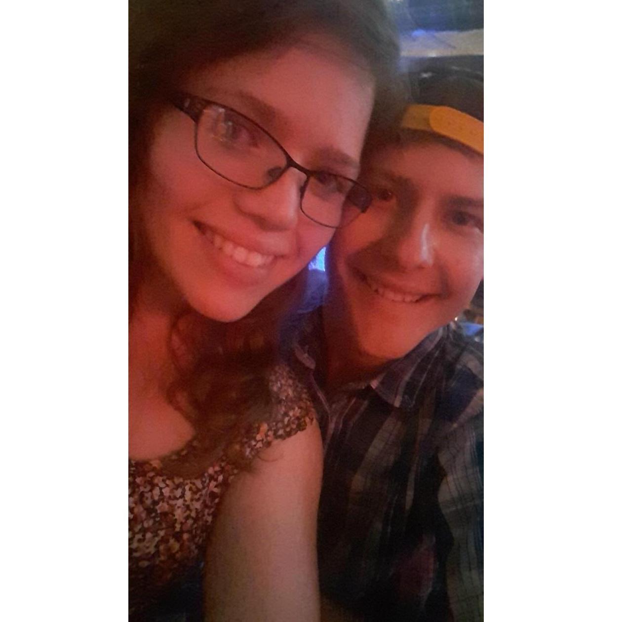 Us celebrating my brothers Birthday!