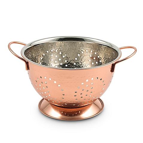 Thirstystone® Hammered Penny Colander in Copper
