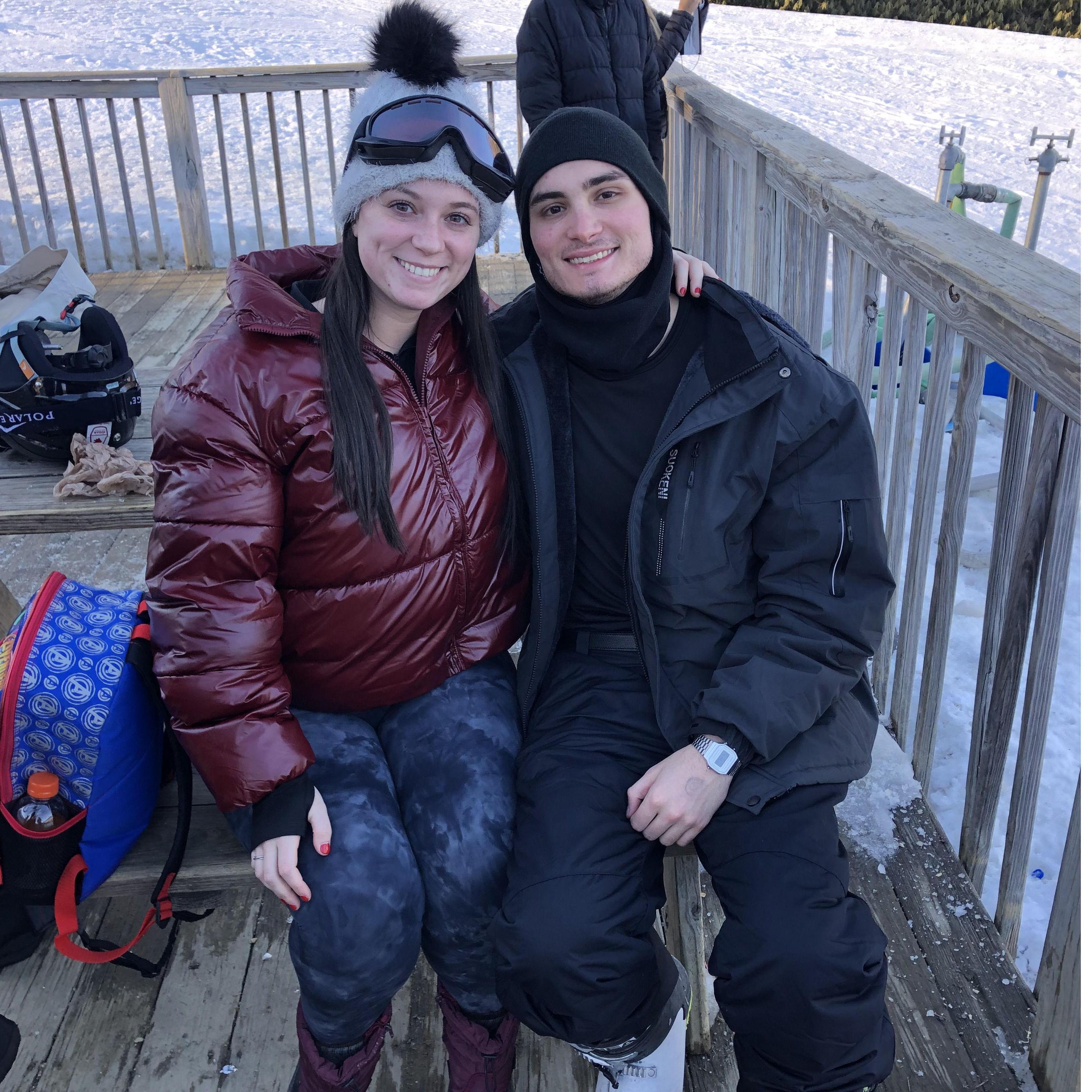 Landon loves skiing as much as Makenzie is scared of it