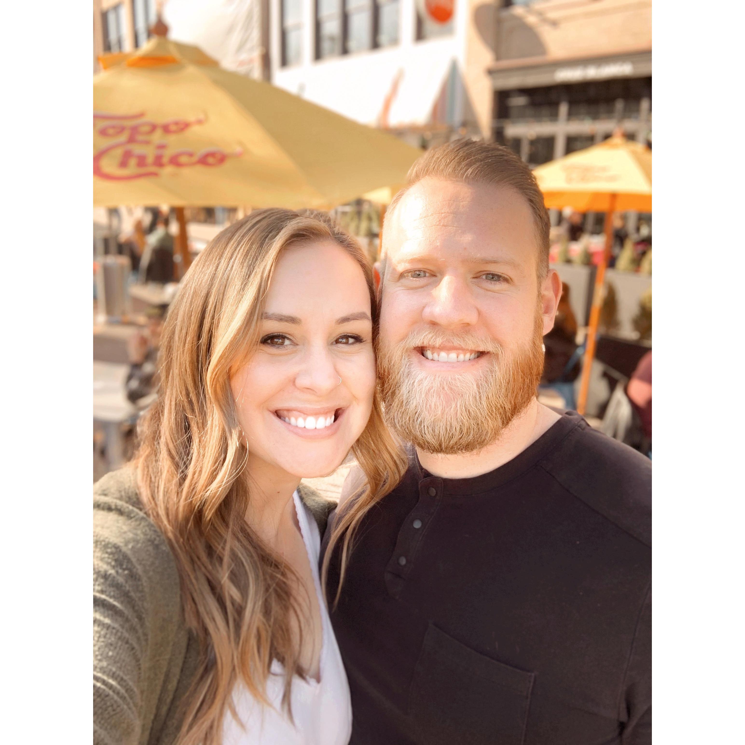 We love weekend trips together!