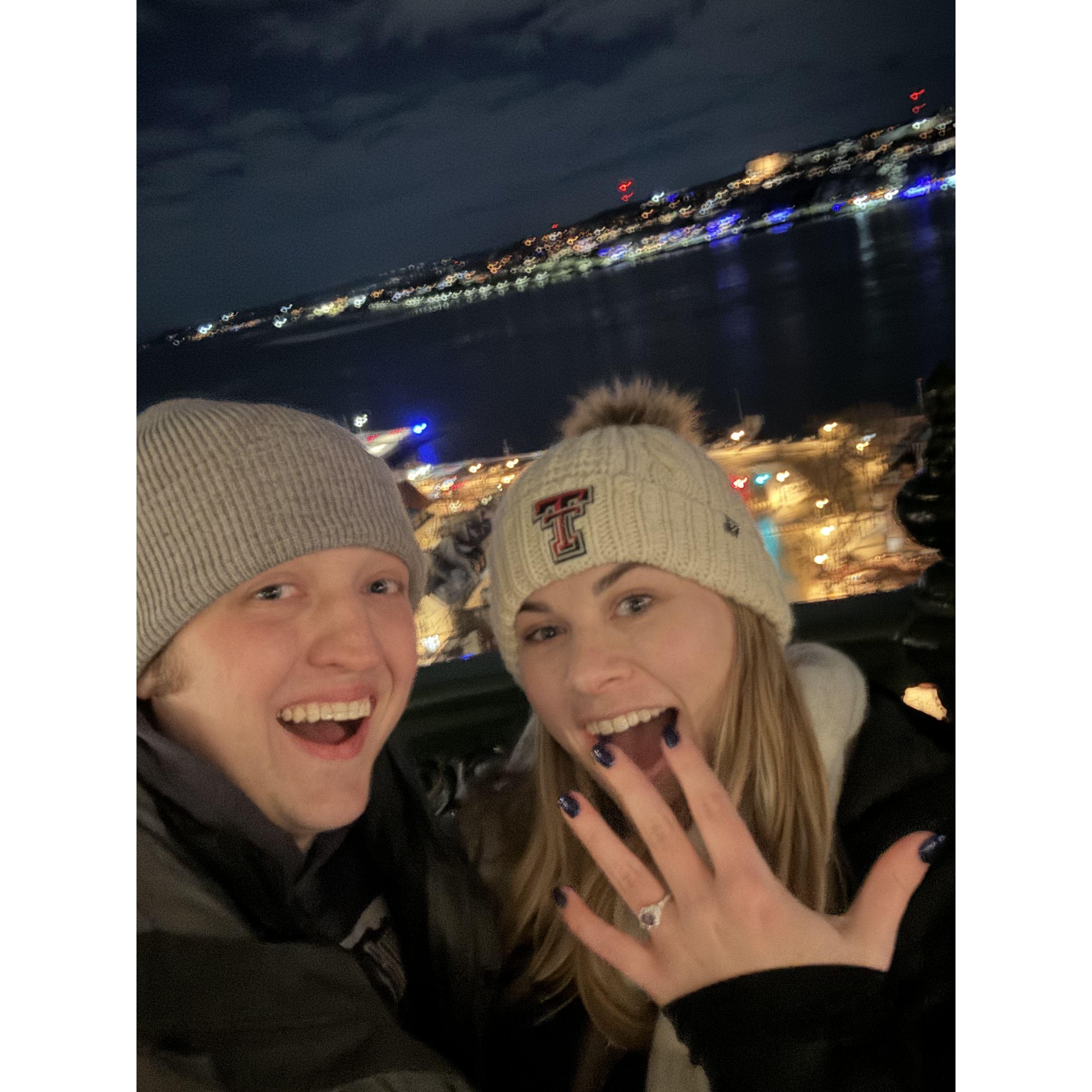 The night Josh Proposed