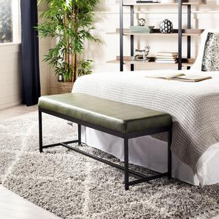 Chase Faux Leather Bench