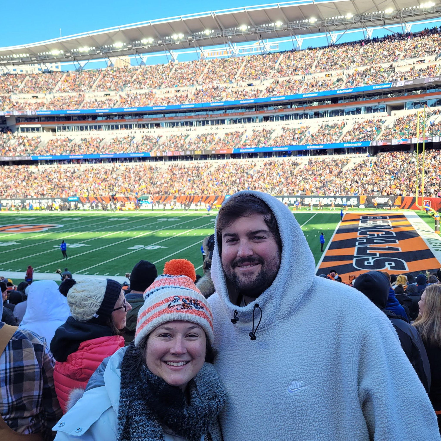 My first NFL game