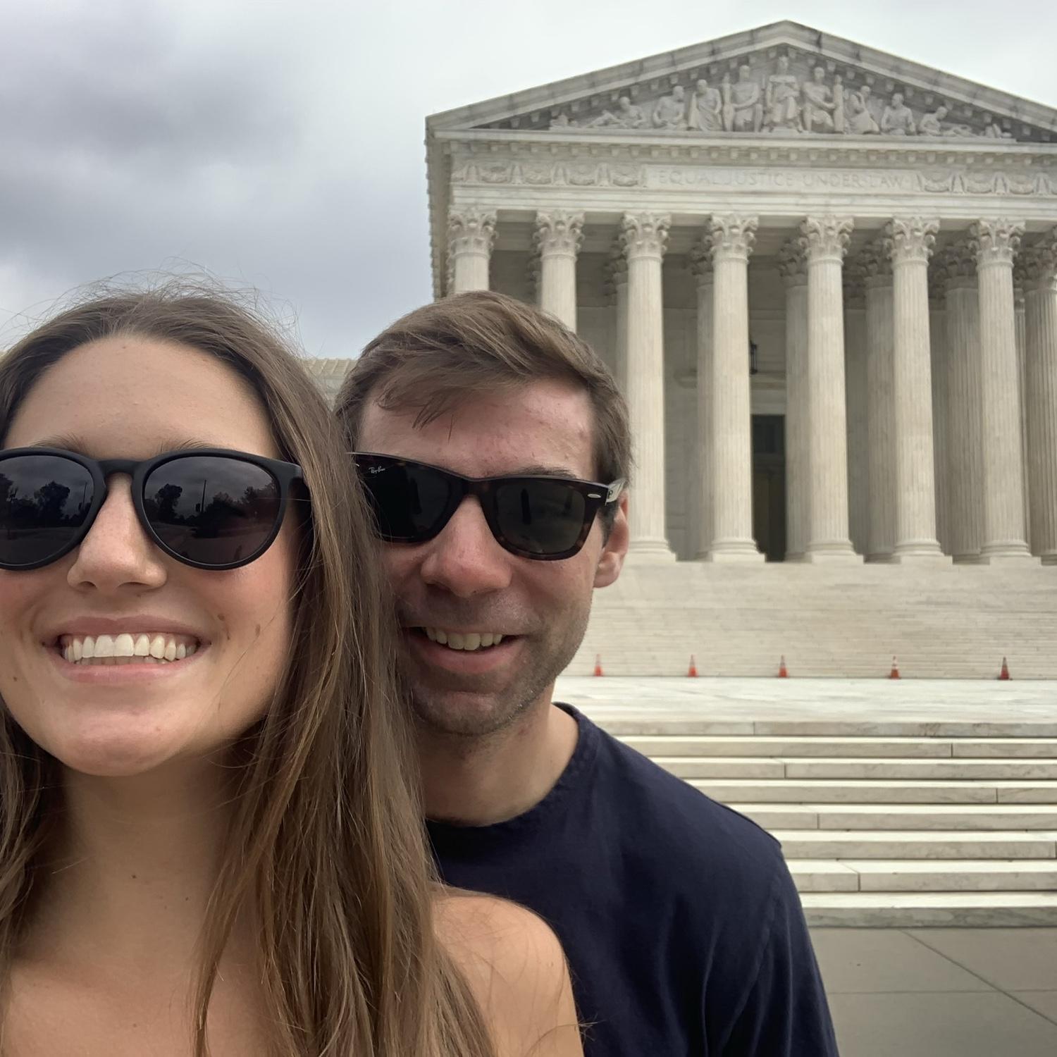 T fetching B from a rerouted flight in DC !

(Little did they know they’d call DC their home a few short years later)